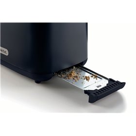 Ariete 157 Tostapane Breakfast, 760W, Capacità 2 fette di pane, Pinze in acciaio inox, 7 livelli di doratura, Pulsante stop, Toc