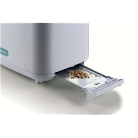Ariete 157 Tostapane Breakfast, 760W, Capacità 2 fette di pane, Pinze in acciaio inox, 7 livelli di doratura, Pulsante stop, Toc