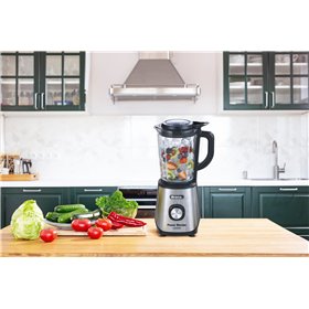 Ariete 579 Power Blender 1200W, Frullatore, 1200W, 4 lame in acciaio inox, 2 velocità + Funzione Pulse, Capacità 1,5 L, Piedini 