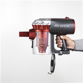 Ariete 2761 Handy Force - Scopa Elettrica con filo - Aspirapolvere Aspirabriciole - Tecnologia ciclonica senza sacco - Tubo tele