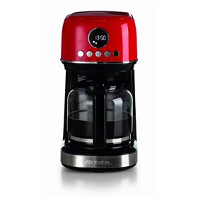 Ariete 1396 Macchina da caffè con filtro Moderna, Caffè americano, Capacità fino a 15 tazze, Base riscaldante, Display LCD, Filt