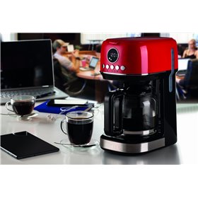 Ariete 1396 Macchina da caffè con filtro Moderna, Caffè americano, Capacità fino a 15 tazze, Base riscaldante, Display LCD, Filt