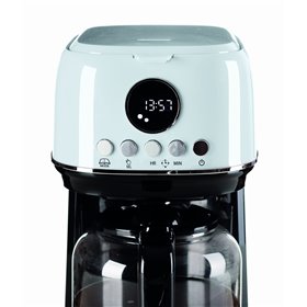 Ariete 1396 Macchina da caffè con filtro Moderna, Caffè americano, Capacità fino a 15 tazze, Base riscaldante, Display LCD, Filt