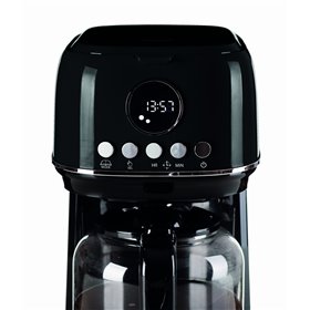 Ariete 1396 Macchina da caffè con filtro Moderna, Caffè americano, Capacità fino a 15 tazze, Base riscaldante, Display LCD, Filt