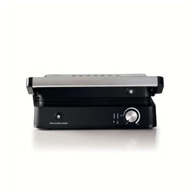 Ariete 1934 MetalGrill 3in1, Griglia elettrica per grigliate miste, 2000W, 3 modalità di cottura, Piastre antiaderenti, Silver/B