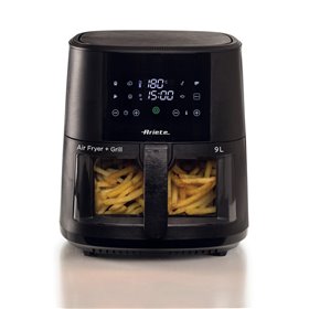Ariete 4630 Friggitrice ad aria 9L, 1500 W, Capacità 9L, Capacità di cottura 2,5kg, 8 programmi preimpostati, Temperatura fino a