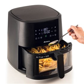 Ariete 4630 Friggitrice ad aria 9L, 1500 W, Capacità 9L, Capacità di cottura 2,5kg, 8 programmi preimpostati, Temperatura fino a