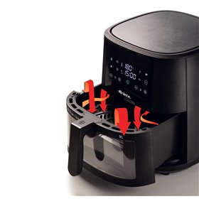 Ariete 4630 Friggitrice ad aria 9L, 1500 W, Capacità 9L, Capacità di cottura 2,5kg, 8 programmi preimpostati, Temperatura fino a