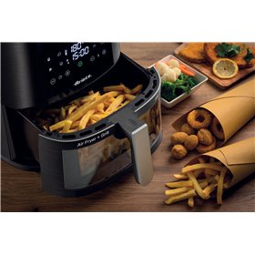 Ariete 4630 Friggitrice ad aria 9L, 1500 W, Capacità 9L, Capacità di cottura 2,5kg, 8 programmi preimpostati, Temperatura fino a
