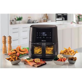 Ariete 4630 Friggitrice ad aria 9L, 1500 W, Capacità 9L, Capacità di cottura 2,5kg, 8 programmi preimpostati, Temperatura fino a