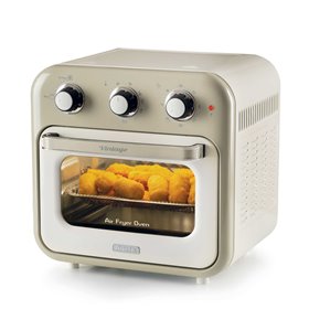 Ariete 4632 Friggitrice ad aria e forno Vintage, 1400W, 2in1, Capacità 16L, Accessori inclusi, Timer 60 minuti, Doppio vetro, Be