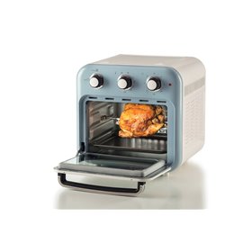 Ariete 4632 Friggitrice ad aria e forno Vintage, 1400W, 2in1, Capacità 16L, Accessori inclusi, Timer 60 minuti, Doppio vetro, Ce
