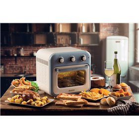 Ariete 4632 Friggitrice ad aria e forno Vintage, 1400W, 2in1, Capacità 16L, Accessori inclusi, Timer 60 minuti, Doppio vetro, Ce