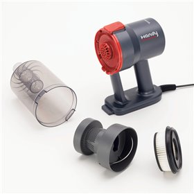 Ariete 2708 Handy Force One, Scopa elettrica e Aspirabriciole, 600W, 2in1, Tecnologia ciclonica, Senza sacco, Serbatoio 0,6L, Fi