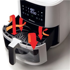 Ariete 4630 Friggitrice ad aria 9L, 1500 W, Capacità 9L, Capacità di cottura 3,5kg, 8 programmi preimpostati, Temperatura fino a