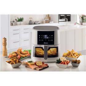 Ariete 4630 Friggitrice ad aria 9L, 1500 W, Capacità 9L, Capacità di cottura 3,5kg, 8 programmi preimpostati, Temperatura fino a