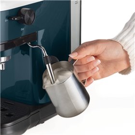 Ariete 1399 Macchina da caffè espresso Snow White, Per polvere e cialde ESE, 1300 W, Capacità 1,1L, 15 bar di pressione, Filtro 