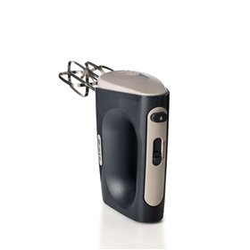 Ariete 1545 Sbattitore Breakfast, 450W, 5 velocità, Funzione turbo, 2 fruste, Dark &amp Sahara Grey