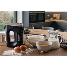 Ariete 1545 Sbattitore Breakfast, 450W, 5 velocità, Funzione turbo, 2 fruste, Dark &amp Sahara Grey