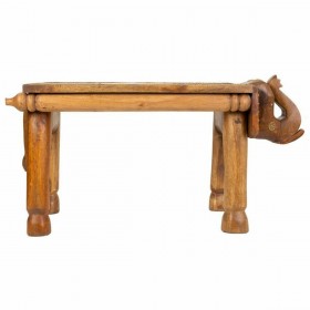 Tavolino da Caffè Alexandra House Living Marrone Chiaro Ottone Legno di mango 30 x 37 x 71 cm