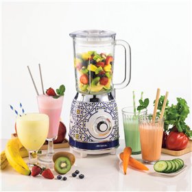 Ariete 583 Frullatore Capri con tazza in vetro da 1,5 Litri, 4 Lame in Acciaio Inox, 4 Velocità + Pulse,1000 Watt