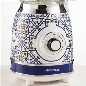 Ariete 583 Frullatore Capri con tazza in vetro da 1,5 Litri, 4 Lame in Acciaio Inox, 4 Velocità + Pulse,1000 Watt