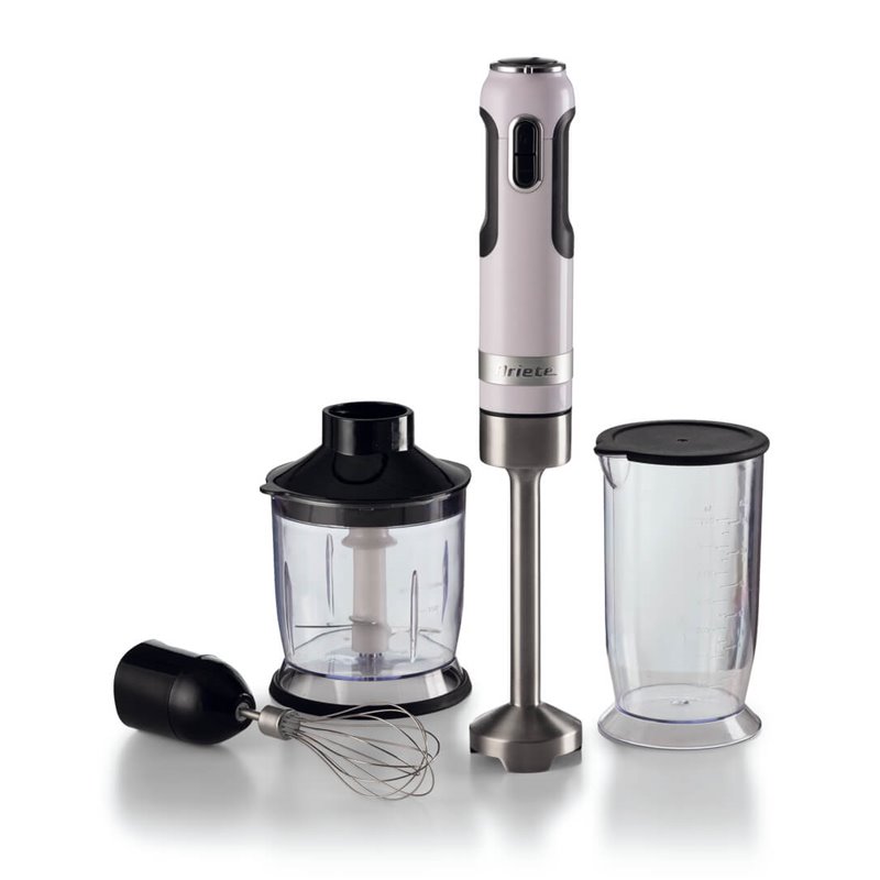 Ariete 602 Frullatore a immersione Moderna, 1000W, 10 velocità + turbo, Accessori inclusi, Bianco