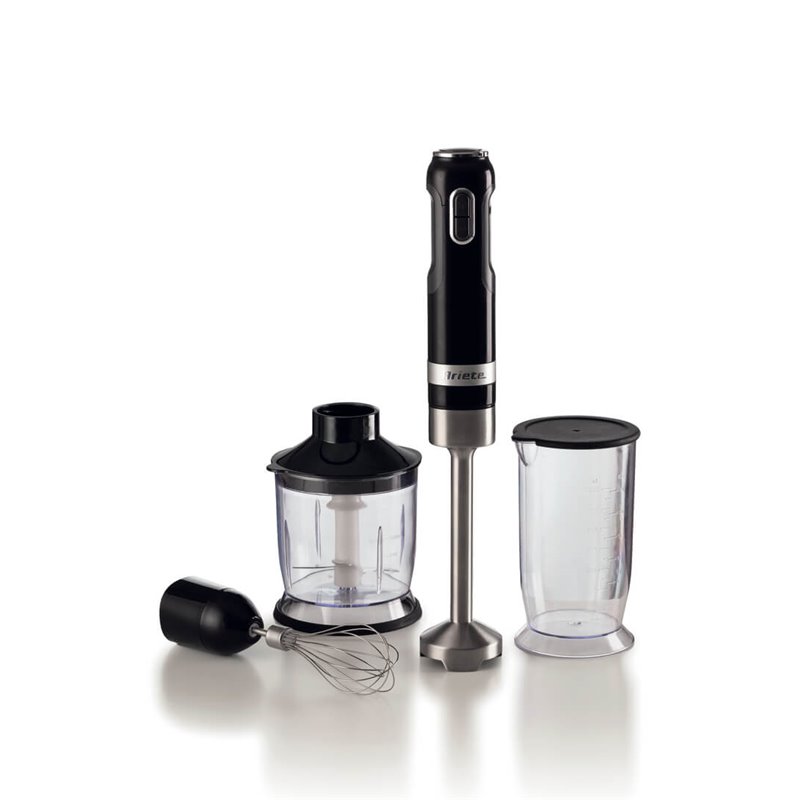 Ariete 602 Frullatore a immersione Moderna, 1000W, 10 velocità + turbo, Accessori inclusi, Nero