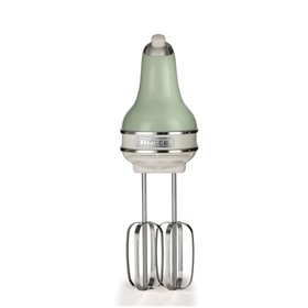 Ariete 1548 Sbattitore Vintage, 450W, 5 velocità, Funzione turbo, 2 fruste, Verde