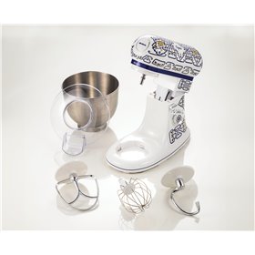Ariete 1588 Impastatrice Capri, Planetaria, 7 velocità, 2400 Watt, 5,5 litri, Tazza Acciaio Inox