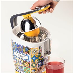 Ariete 413, Spremiagrumi Positano, Spremiagrumi Elettrico con Leva, 2 Coni per Frutti Grandi e Piccoli, Beccuccio Salvagoccia, M