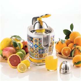 Ariete 413, Spremiagrumi Positano, Spremiagrumi Elettrico con Leva, 2 Coni per Frutti Grandi e Piccoli, Beccuccio Salvagoccia, M