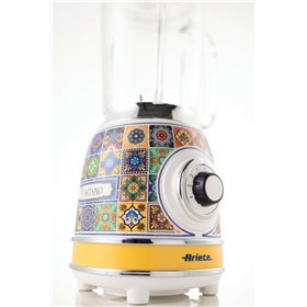 Ariete 583 Frullatore Positano con tazza in vetro da 1,5 Litri, 4 Lame in Acciaio Inox, 4 Velocità + Pulse,1000 Watt