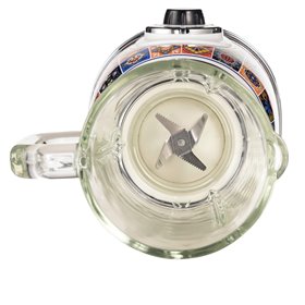 Ariete 583 Frullatore Positano con tazza in vetro da 1,5 Litri, 4 Lame in Acciaio Inox, 4 Velocità + Pulse,1000 Watt