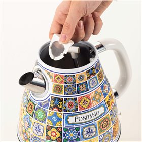 Ariete 2869 Bollitore Positano, Bollitore Elettrico, 1,7L, Infusi, the, tisane, Base cordless, Autospegnimento