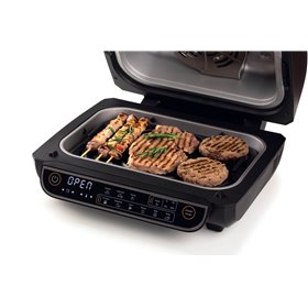 Ariete 4635 Air Fryer Grill, Friggitrice ad aria e Griglia, Bistecchiera,1700W, Capacità 8L, Friggi e Griglia, 8 funzioni di cot