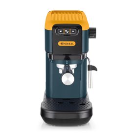 Ariete 1399 Macchina da caffè espresso Mango Yellow, Per polvere e cialde ESE, 1300 W, Capacità 1,1L, 15 bar di pressione, Filtr