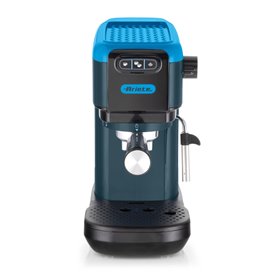Ariete 1399 Macchina da caffè espresso Sky Blue, Per polvere e cialde ESE, 1300 W, Capacità 1,1L, 15 bar di pressione, Filtro 1,