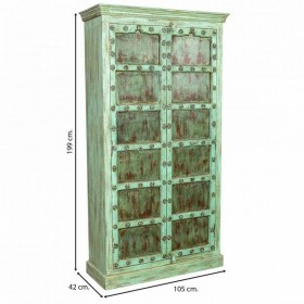 Armadio Alexandra House Living Legno di mango 42 x 199 x 105 cm