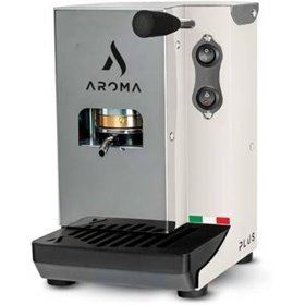 Aroma Plus Basic Macchina da Caffè Cialde 44mm Bianco - 