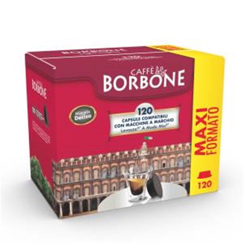 Borbone Capsule Comp. A Modo Mio Miscela Decisa (Nera) 120pz - AMSNERADECISA120PZ