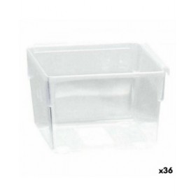 Scatola Multiuso Componibile Trasparente 8 x 8 x 5,3 cm (36 Unità)