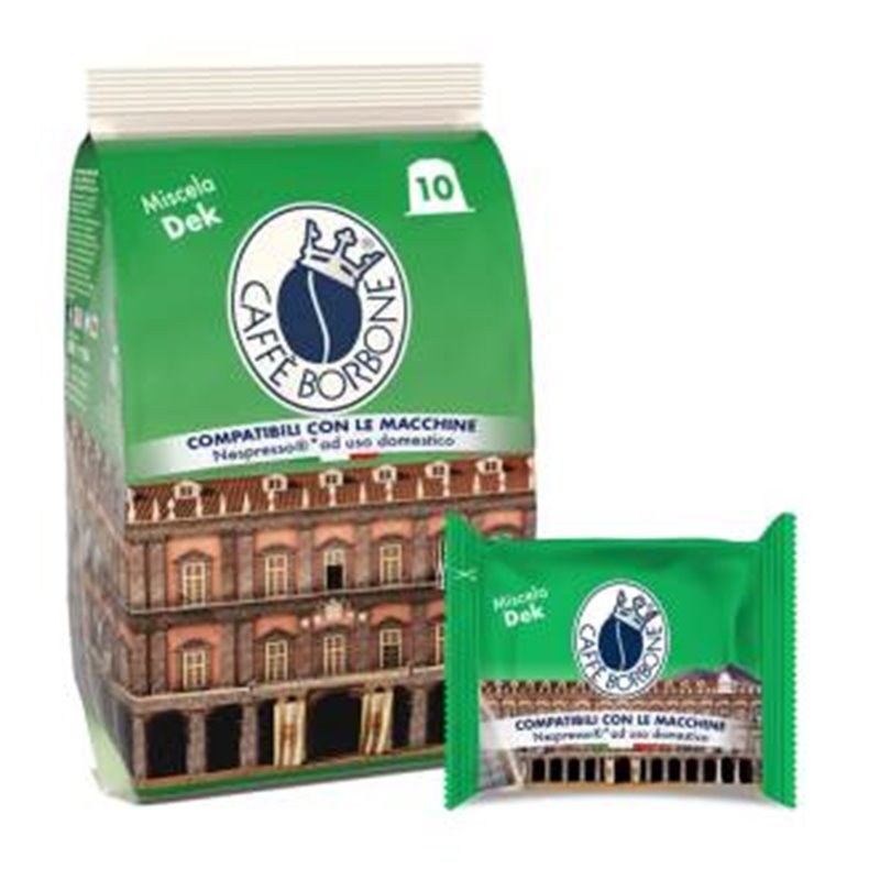 Borbone Capsule Comp. Nespresso Miscela Dek 50pz - REBDEKPALAZODEK50N