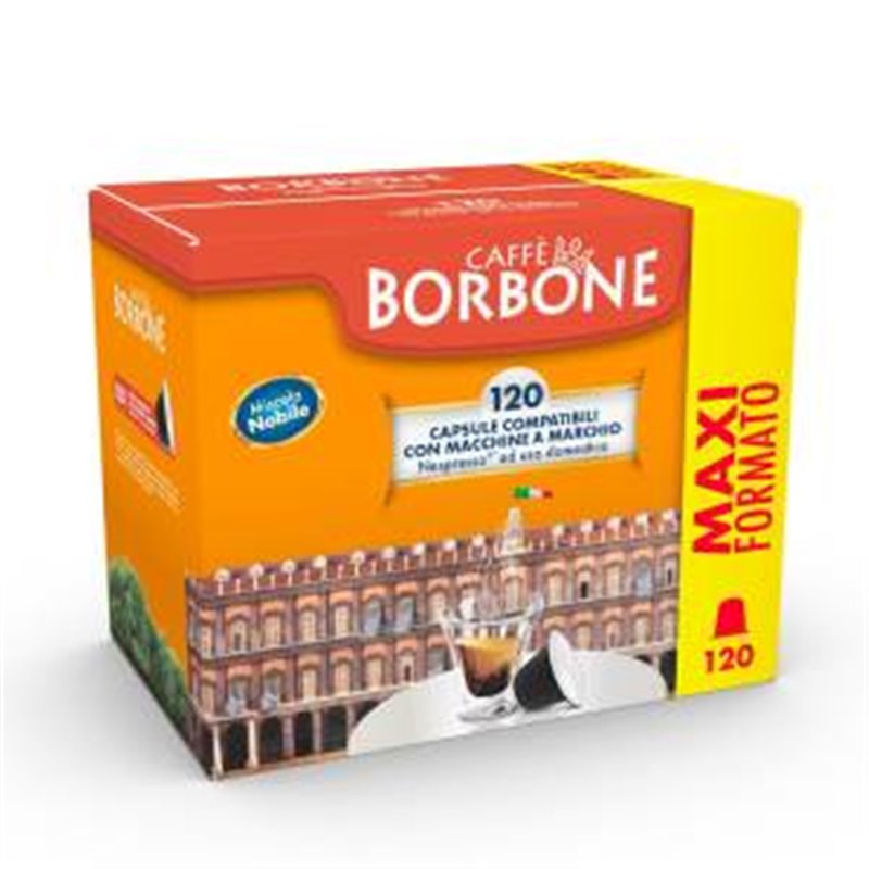 Borbone Capsule Comp. Nespresso Miscela Nobile (Blu) 120pz - REBBLUNOBILE120PZ