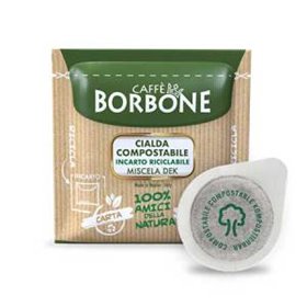 Borbone Astuccio Cialde 44mm Miscela Dek 50pz - 44BDEKPALAZZO050N