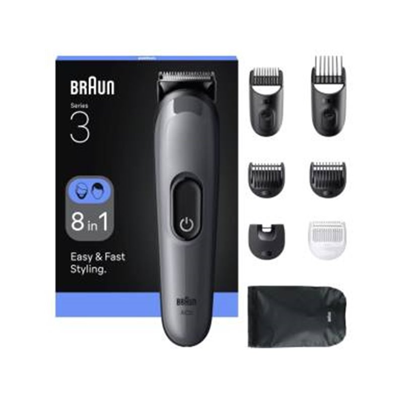 Braun Regolabarba e Capelli AIO3540 8 in 1 - 