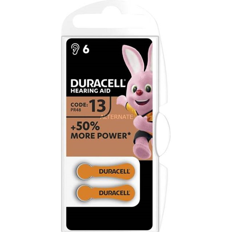 Duracell Batterie Acustiche Medical ActiveAir DA13 1Cnf/6pz - PR48 Duracell Batterie Acustiche Medical ActiveAir DA13 1Cnf/6pz - PR48