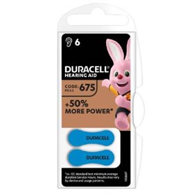 Duracell Batterie Acustiche Medical ActiveAir DA675 1Cnf/6pz - PR44