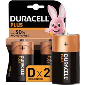Duracell Batterie Torcia D Plus LR20 MN1300 1Cnf/2pz - LR20/MN1300