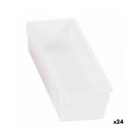 Scatola Multiuso Componibile Bianco 22,5 x 8 x 5,3 cm (24 Unità)